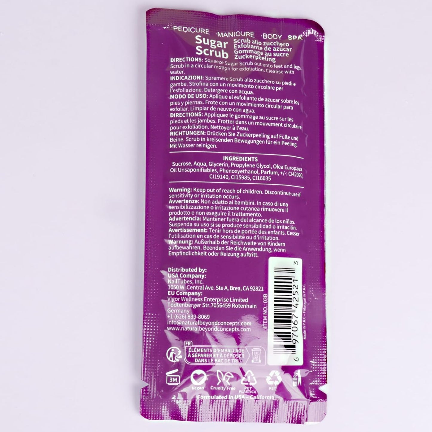 Pedicure Kit Foot Soak Set: Bubble Salt, Sugar Scrub, Massage Mask, Massage Lotion in a Box, 4 Step Foot Spa Kit for Dry Feet,Tired Feet(Lavender)