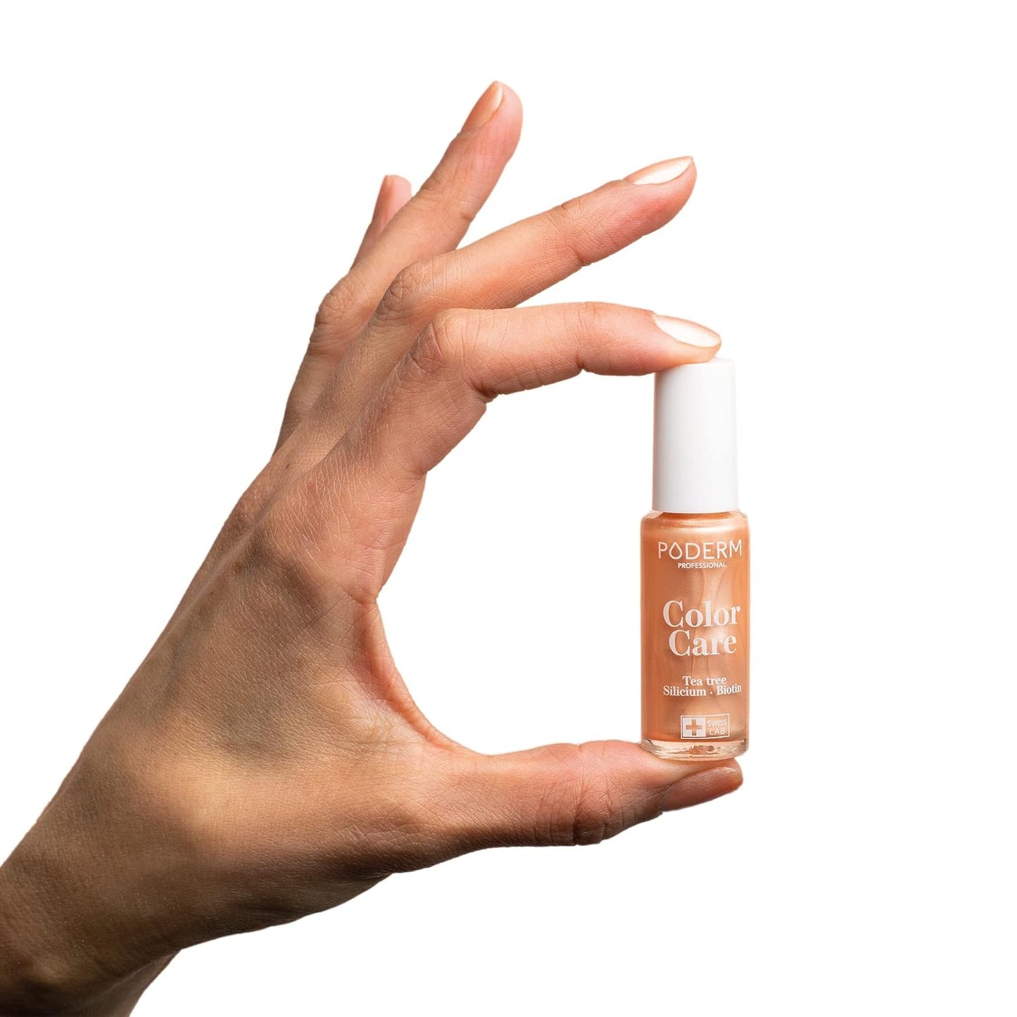 PODERM - Nail Polish – Enriched with Tea Tree – Improves nail appearance – Ingredients Natural/Vegan - foot/hand - Swiss Made (Brilliant Gold)