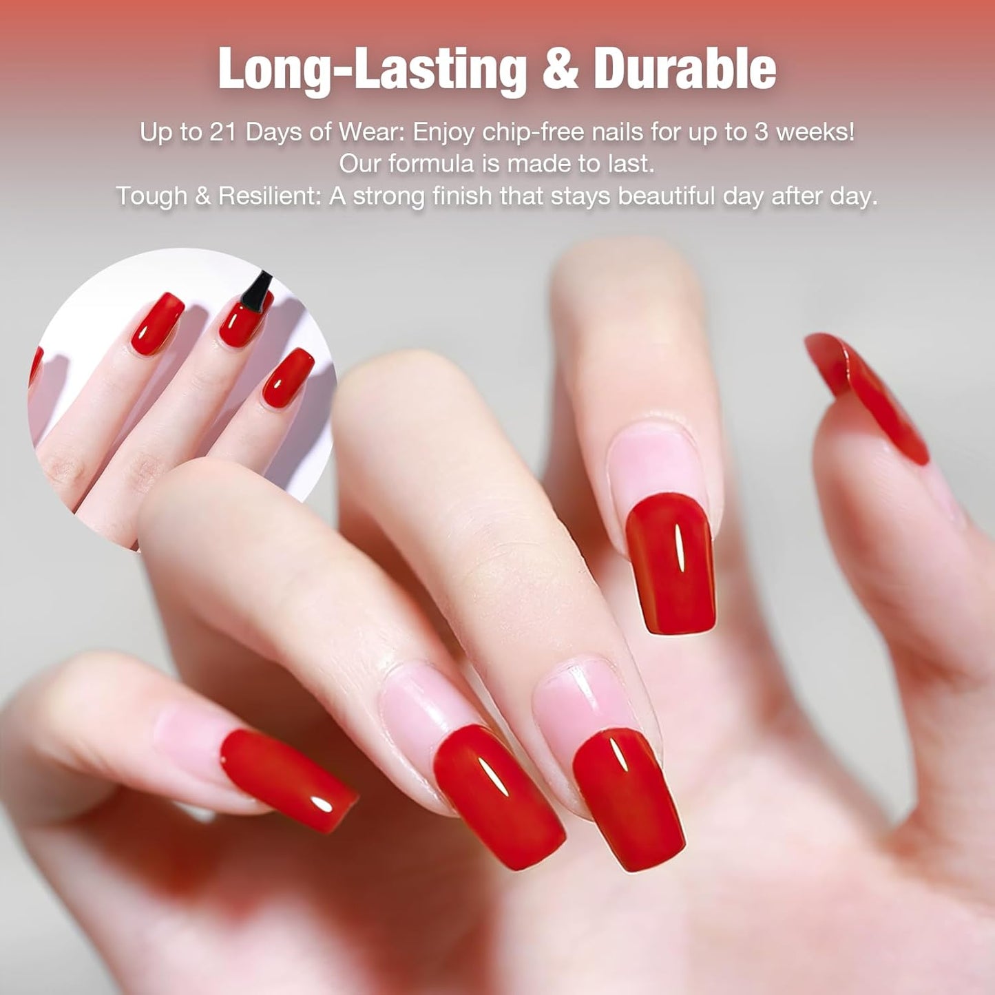 15ml Gel Top Coat Glossy Top Coat– Long Lasting Professional Nail Art Home Salon