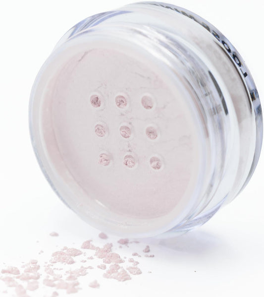 Pixie Dust Light Pale Pink Metallic White Single Loose Powder Eyeshadow; Talc & Paraben Free, No Animal Testing & Cruelty Free