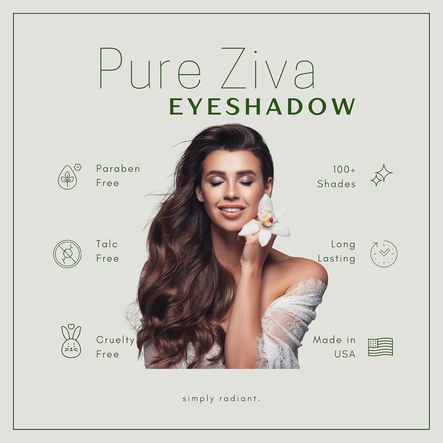 Champagne Light Gold Metallic Bronze Nude Beige Single Loose Powder Eyeshadow; Vegan, Talc & Paraben Free, No Animal Testing & Cruelty Free