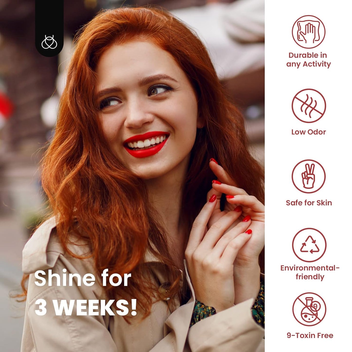 Beetles Jelly Gel Nail Polish Set, 6 Colors Nude Sheer Natural Pink Red Brown Gel Nail Polish Kit for DIY Nail Art Salon Home Gift For Women Girls