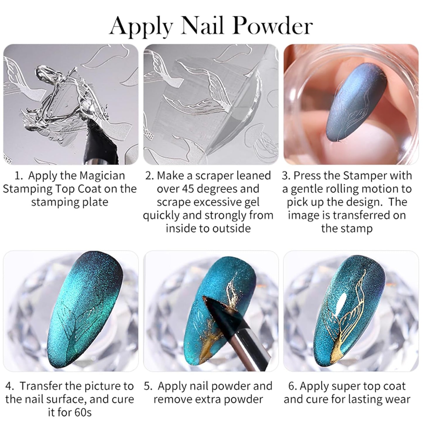 Born Pretty Magician Stamping Top Gel, Nail Stamping Gel Polish, Nail Art Stamping Gel, Nail Stamp for Nail Art Design