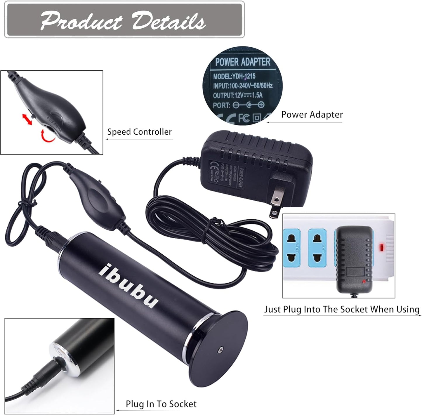 Electric Feet Callus Remover Professional Powerful Foot File Pedicure Grinder Sanders with 60PCS Replacement Sandpaper Discs Heel Scraper for Dead Dry Crack Skin Calluses Speed Adjustable Black