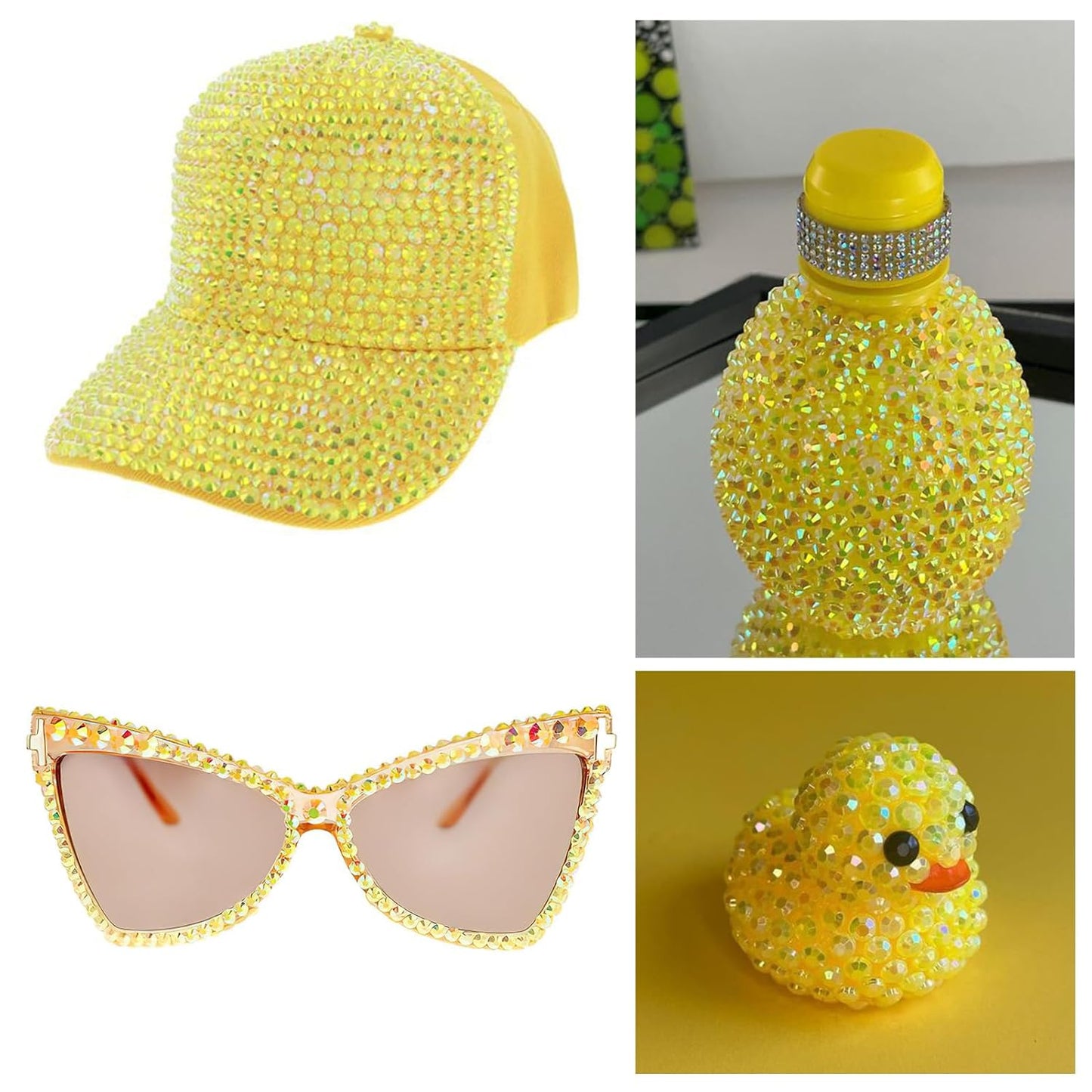 1440Pcs Lemon Ab Crystal Rhinestones,Glass Flatback Rhinestones Gemstones for Nail Face Makeup Art Crafts Clothes Decoration -(SS12,3.0mm,Lemon Ab)