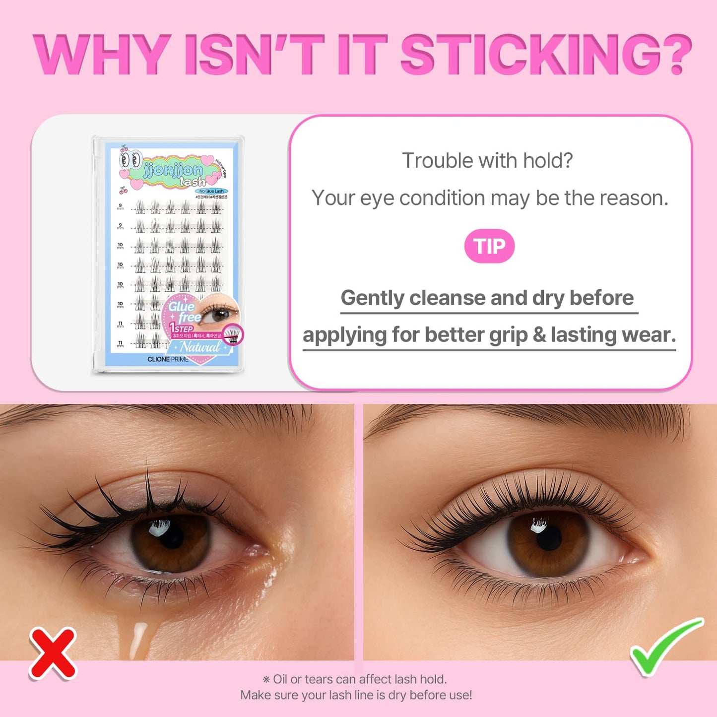 Korean Self Adhesive Lash Clusters Volume Look No Glue Press On Pre Bond Lash Clusters Fluffy Self Adhesive False Eyelashes No Glue Needed Reusable Wispy Eyelash Extensions