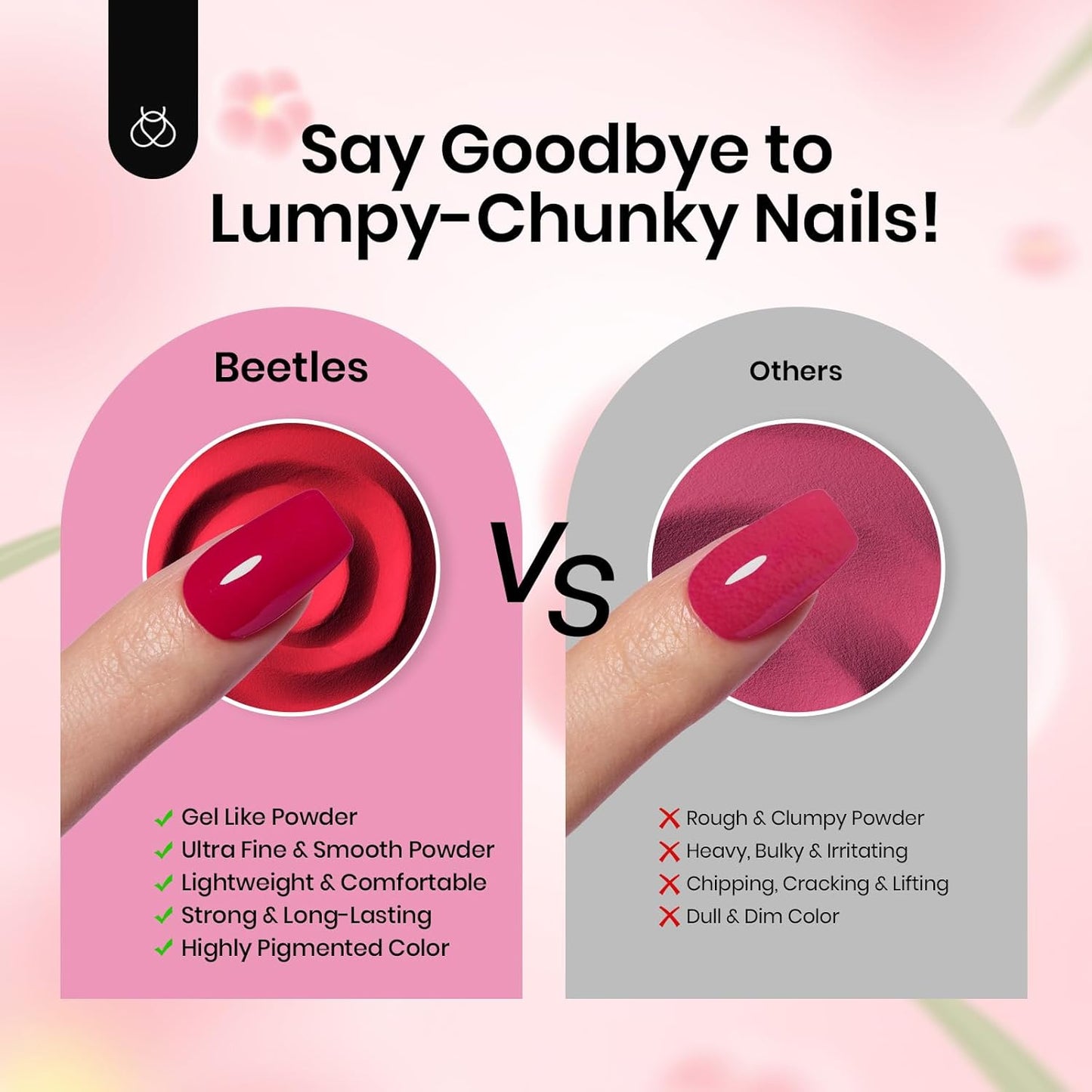 Beetles Dip Powder Nail Kit, 36 Colors Glitter Nude Pink Red Green Pastel Dipping Powder Starter Kit Quick Drying Nail Set for French Nails Art Manicure DIY Salon Gift for Women