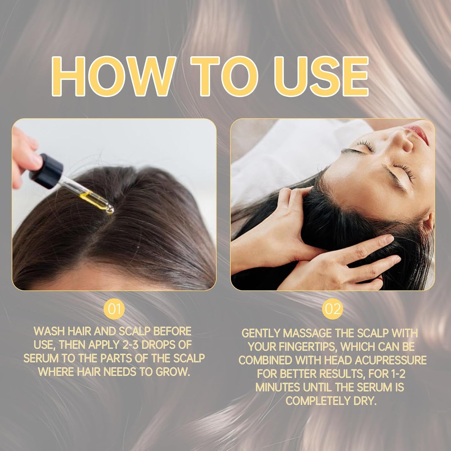 5% Minoxidil Hair Growth Serum, Natural Biotin Hair Oil for Men and Women, 2 fl oz