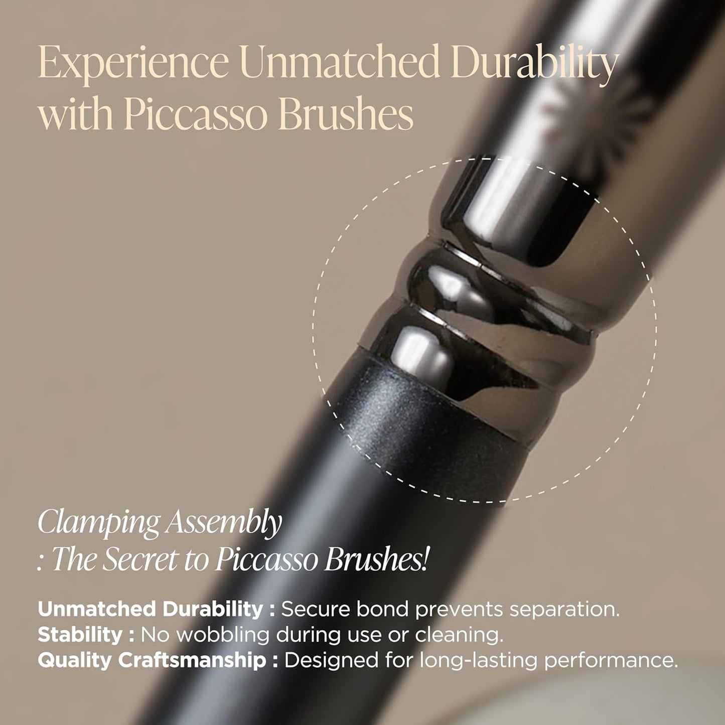 Korean Piccasso Brush FB11 Spatula Brush – Professional Foundation Brush for Liquid Makeup, Flat and Soft Bristles for Seamless Application, Ideal for Liquid Foundation and Cream Face Makeup