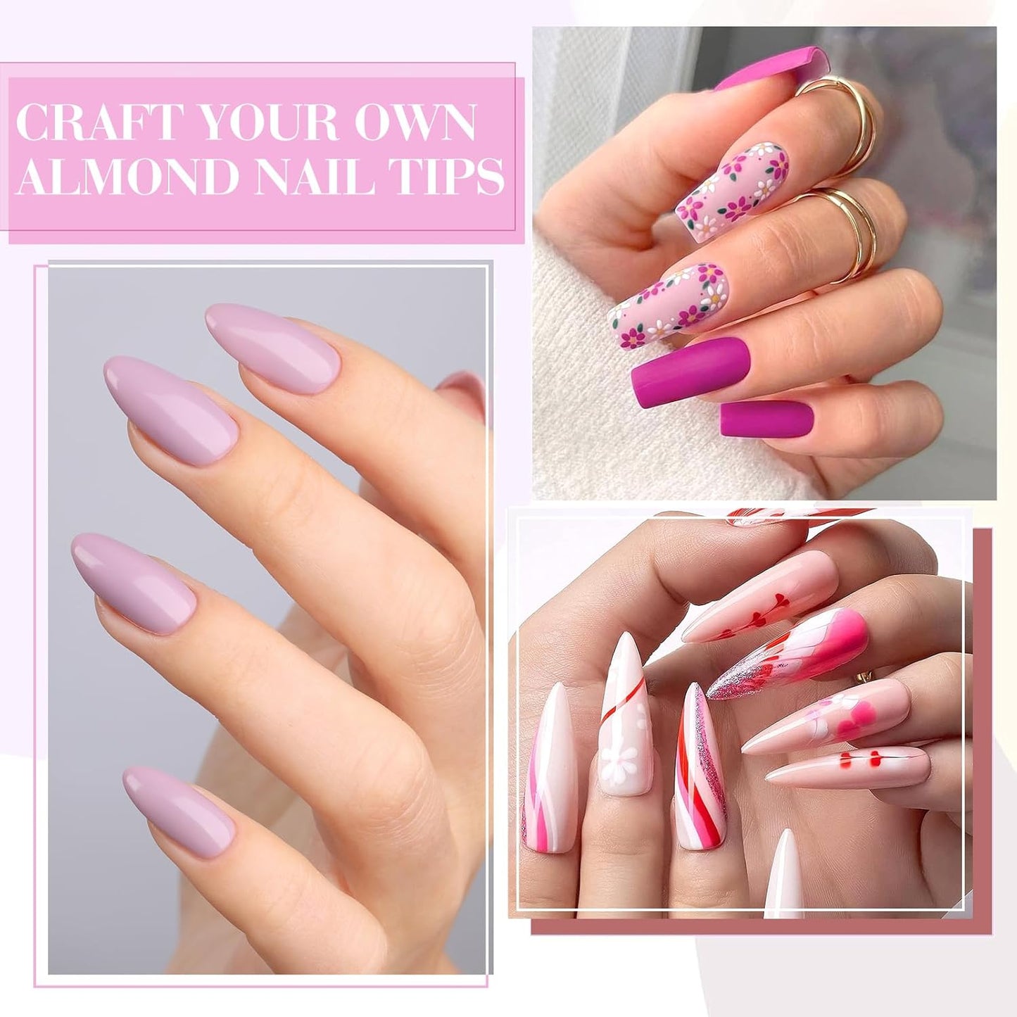 CANNI 9ml Hema-Free Gel Nail Polish Set- 6Pcs Light Pink Nail Gel Manicure Kit, Soak Off LED Polish DIY at Home Salon Gifts for Women Girls