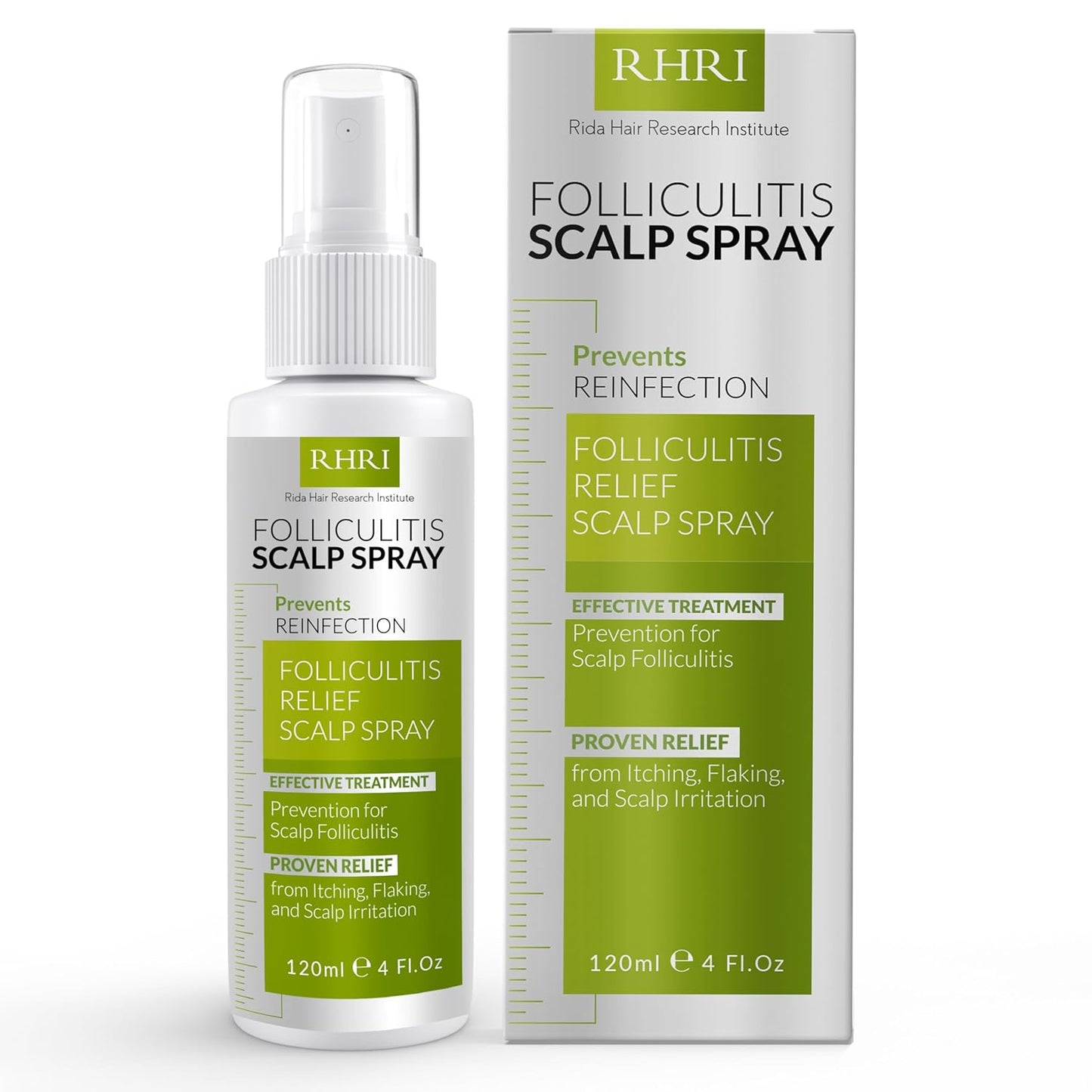 Folliculitis Scalp Spray | Dandruff Treatment for Dandruff, Psoriasis & Folliculitis | Antifungal & Anti Dandruff Itchy Scalp Treatment Formula Spray for Dry and Irritated Scalp