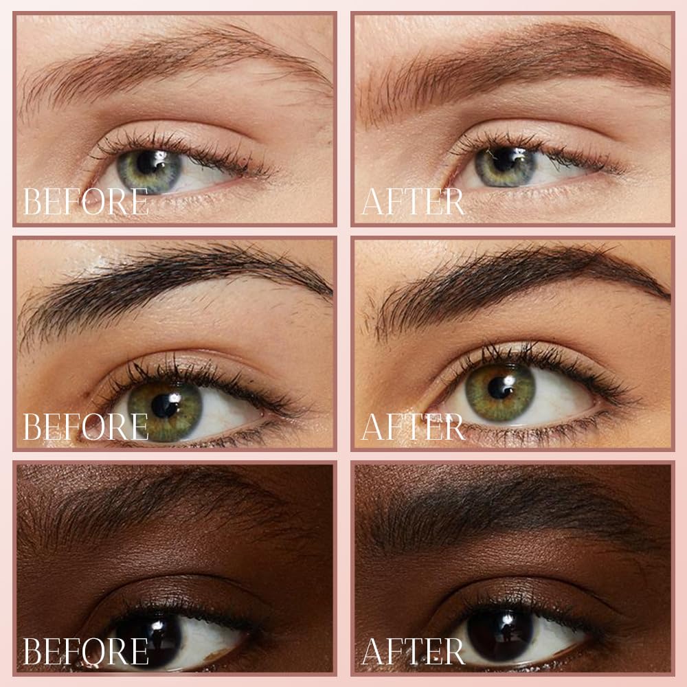 2025 Upgrade Waterproof Brow Pencil with Micro-Fork Tip,3D Magic Eyebrow Pencil 4-Head Split Waterproof Long-lasting Eyebrow Pencil,Natural Makeup Fine Stroke Eyebrow Tattoo Pencils (Gray)