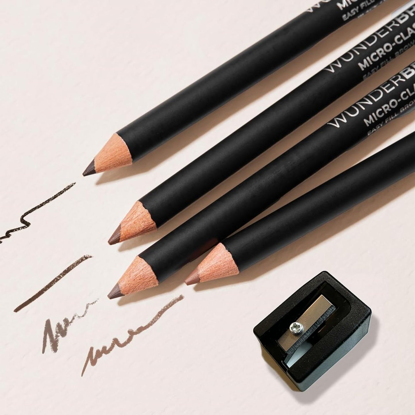 Wunderbrow Micro-Classic Brow Pencil, 2.5mm tip for precision filling, Sharpener Included, Vegan and Cruelty Free (Blonde)