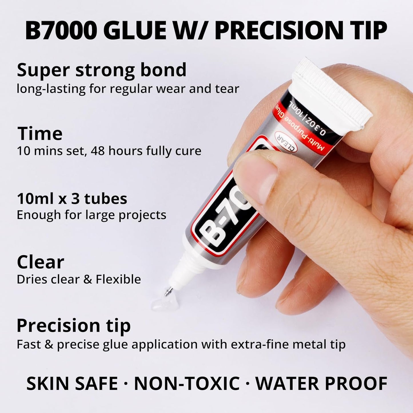 6000Pcs Transparent Clear Rhinestones for Crafting Bedazzling with b7000 Glue, Bling Shiny Resin Flatback Jewels Diamond for Crafts Clothing Tumblers Fabric Jeans, Flat Back Gems Multisize 2/3/4/5/6mm