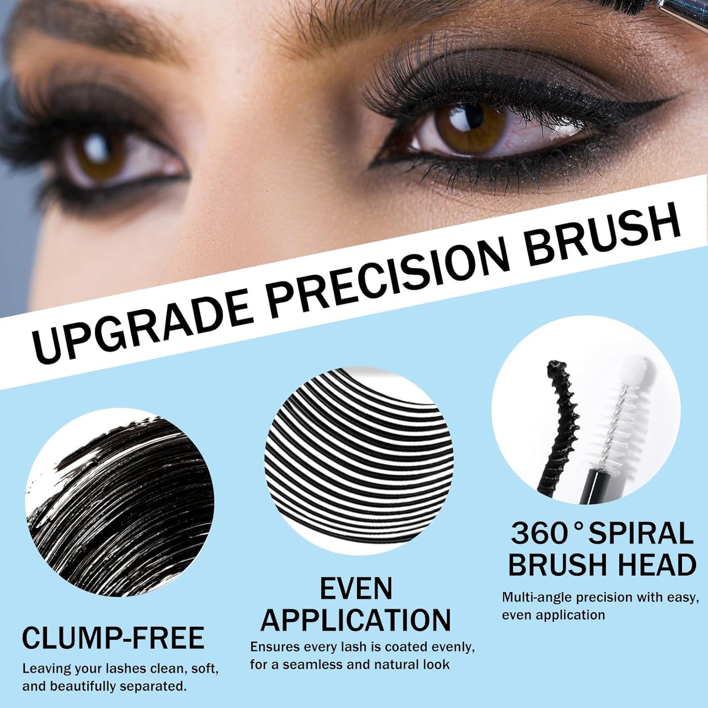 Lash Glue Kit (2 Black Glue 1 Remover) 150Hours Waterproof Bond & Seal Adhesive for Cluster Strip & Individual Lashes, Hypoallergenic Gentle Formula for Sensitive Eyes, Easy to Remove