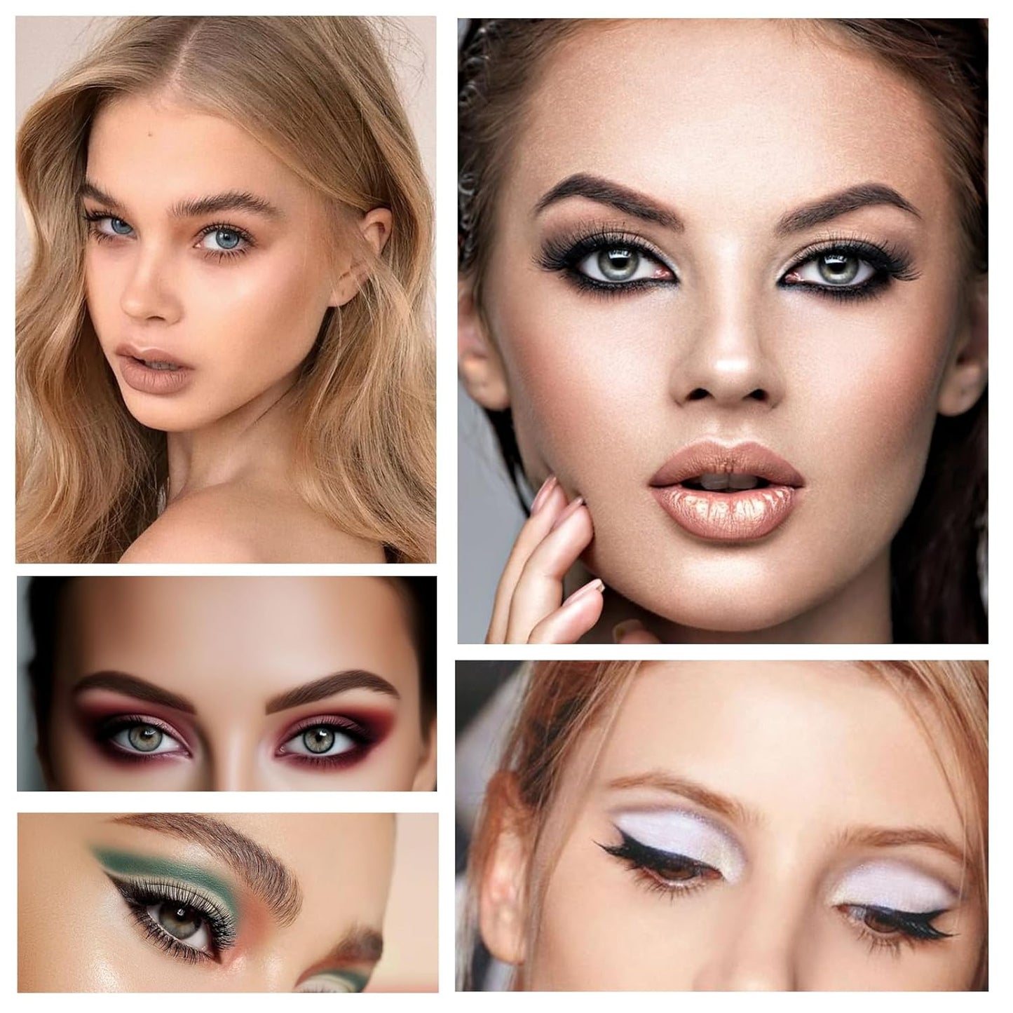 Single Black Eyeshadow, Pressed Powder Matte Eye-Shadow Palette Make-up, Blendable Long Lasting High Pigment Black Eye Makeup Halloween Paint & Face Body Paint