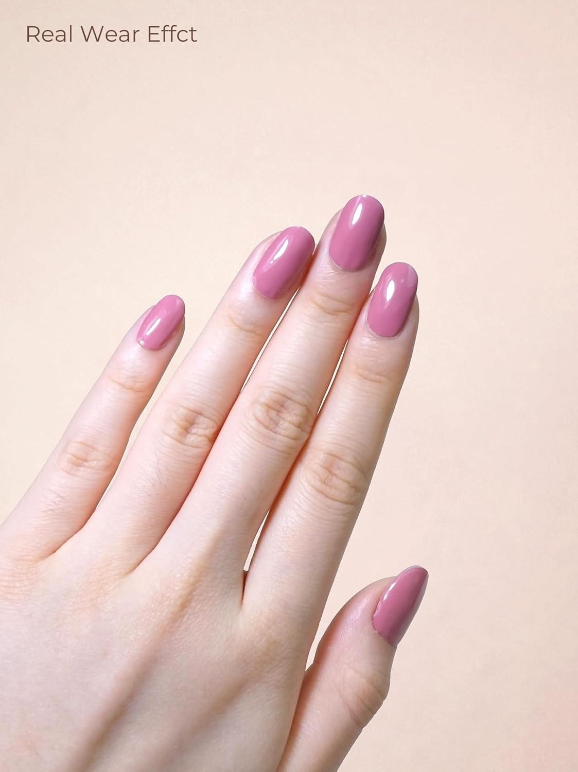 Pre Cured Gel Nail Strips - 44PCS Salon Quality Gel Nail Stickers - Long Lasting Polish Wraps for Women no UV Light Needed Easy Apply& Remove (Sultry Purple)