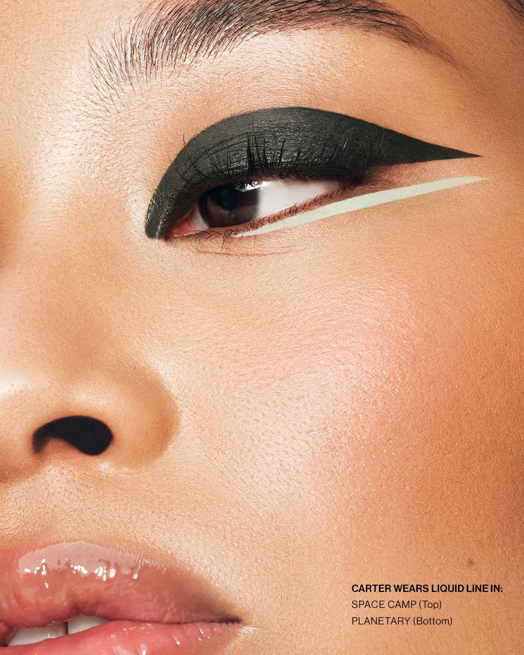 MAKE Beauty Liquid Line Waterproof Liquid Eyeliner Pen. Smudge-Proof Felt Tip for Precise Application of Lines, Wings, and Graphics. Long Lasting Eye Liner - Shade, Planetary