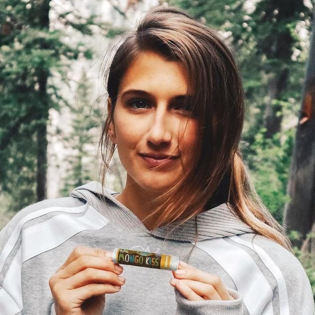 Mongo Kiss USDA Organic Lip Balm Set 8-pack (0.15 oz. each) with Mongongo Oil & Cocoa Butter to Moisturize Chapped Lips | Made in USA by Eco Lips - Honey Vanilla