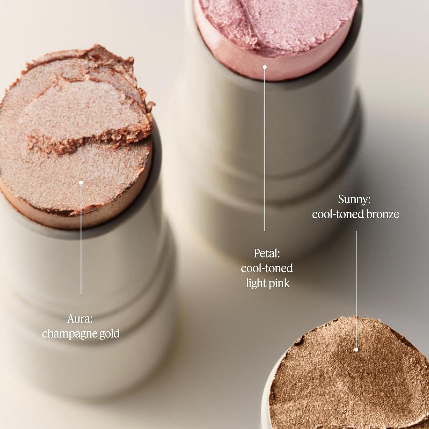 goop Beauty Glow Skin Highlighter Stick | Multi-Use Highlighter with Pearlescent Glow | Amino Acid & Micropearl Blend | Makeup and Skincare | Sunny: Cool-Toned Bronze | 0.28 oz