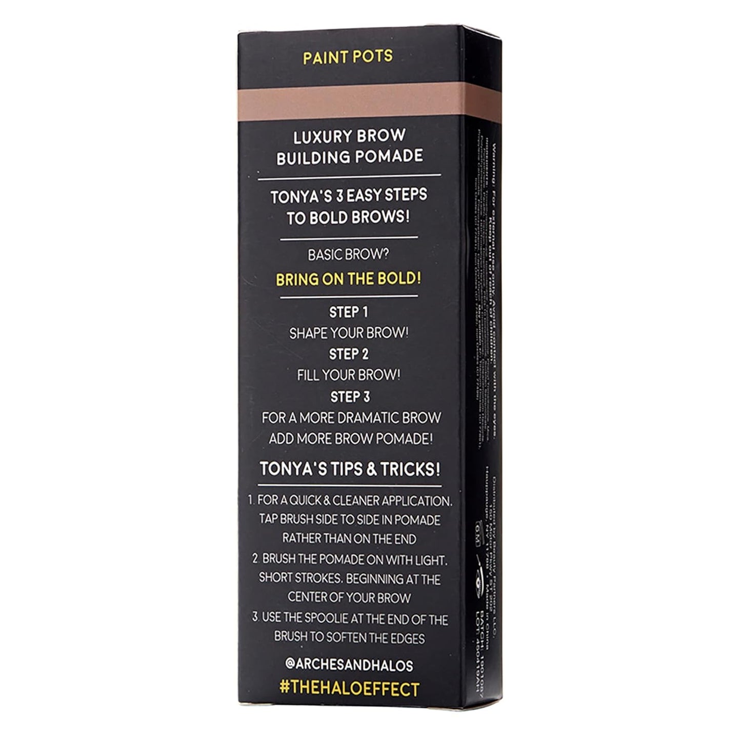 Arches and Halos Luxury Brow Building Pomade - Vegan Eyebrow Pomade - Creamy, Long Wearing Color for Clean, Defined Brows - Sunny Blonde - 0.1 oz