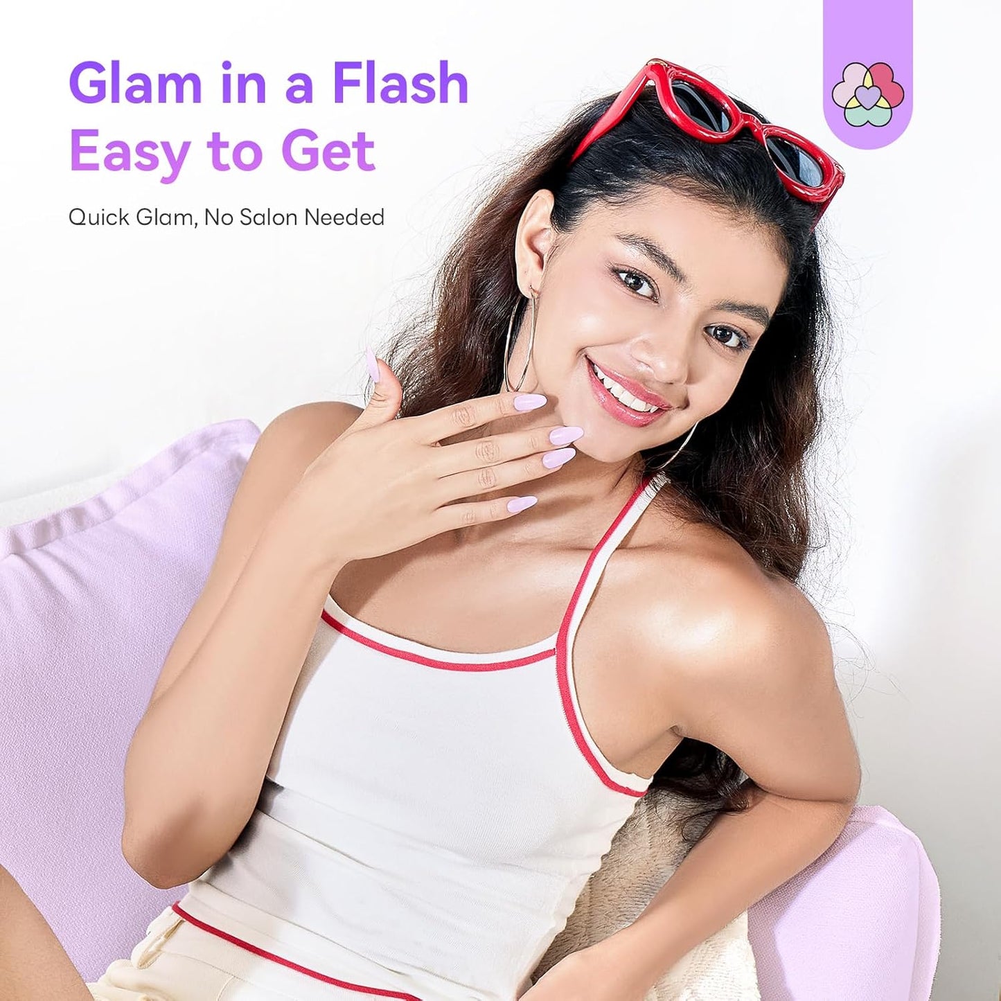 SAVILAND Poly Gel Nail Kit for Starter: 4 Poly Gel Nail Colors 28 Day Long Wear Ultra-Hard with Slip Solution, Fast & Easy Extension Nail Kit with Nail Lamp All-in-1 for Beginner DIY Art Home Salon