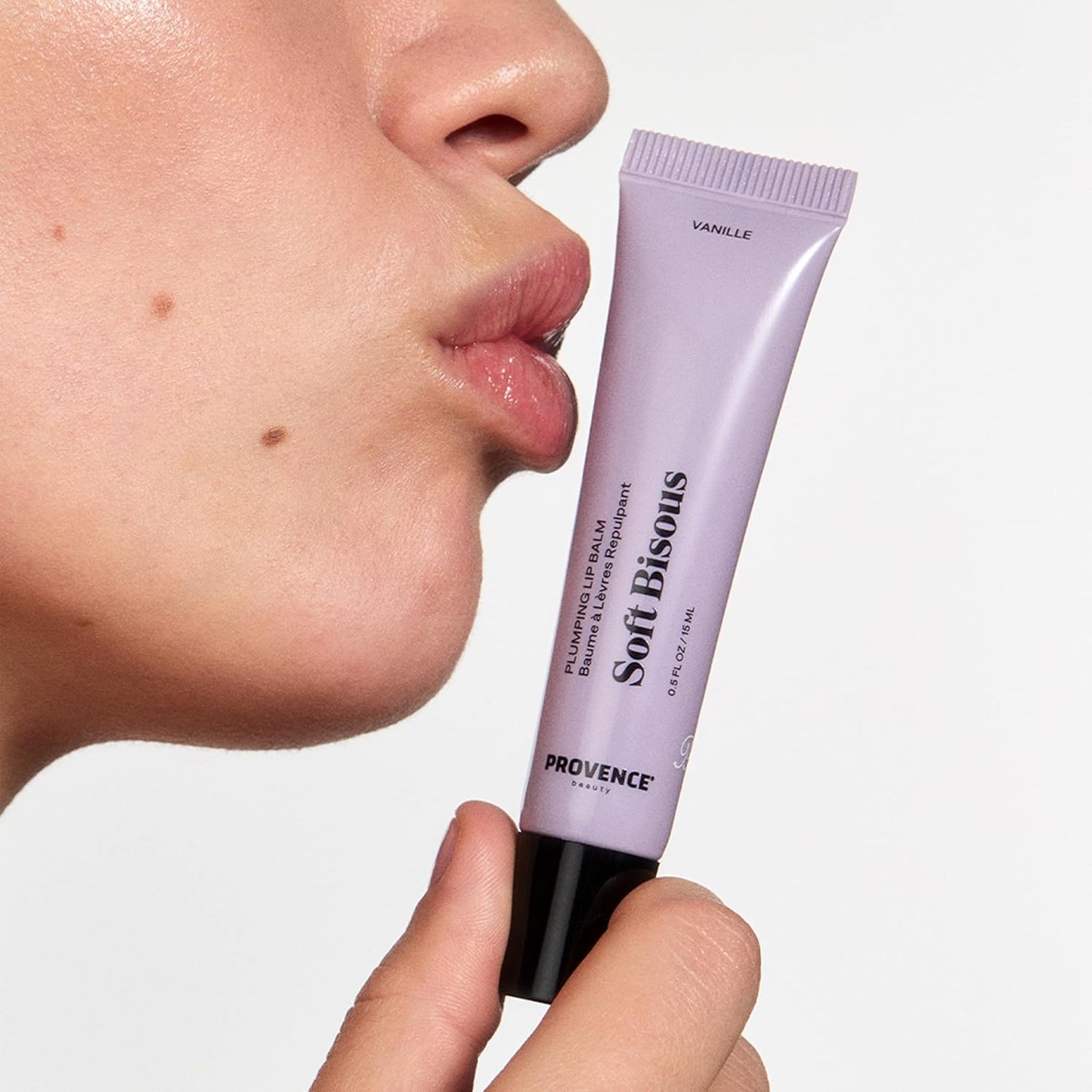 Provence Beauty Soft Bisous Plumping Lip Balm 2 Pack – Overnight Lip Balm for Dry Lips – Hydrating & Plumping Lip Treatment – Lip Sleeping Balm Duo for Women – Deep Moisture & Lip Care Set