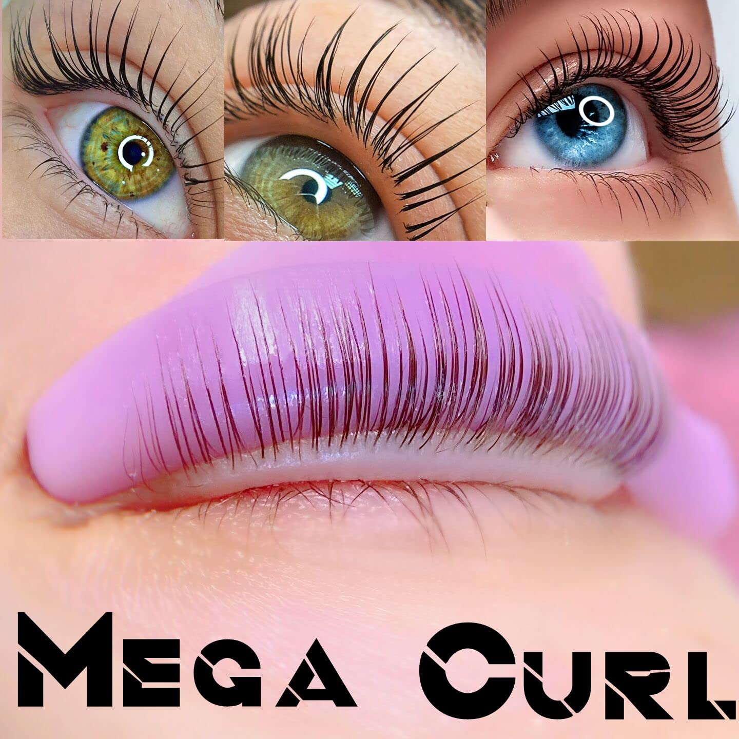 Eyelash Perm Pads Lash Lift Rods Eyelash Lift Shields Silicone Pads 9 Sizes 18 Piece Reusable Soft Lash Lift Pads Shield for Different Length Eyelashes Perfect Lifting (Violets)