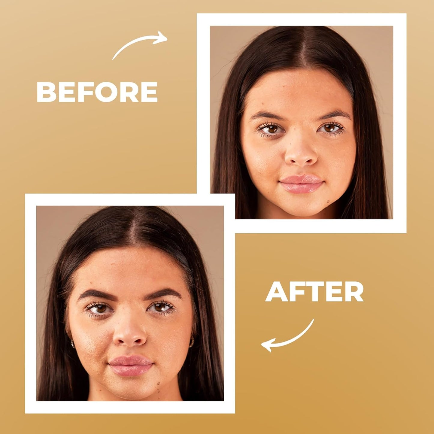 Lux Eyebrow Stencils | Easy Eyebrow Shaper Stencil | Thinner Design | 6 Natural Brow Shapes | Fits All Faces & Sizes | Eyebrow Stencil Kit for Beginners & Professionals | Stencils Only