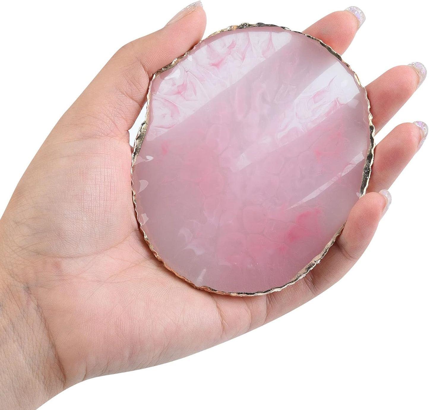 1 Piece Nail Art Palette Nail Polish Palette Mixing Palette Makeup Plate Nail Plates for Nail Art Nail Tip Holder Nail Art Display