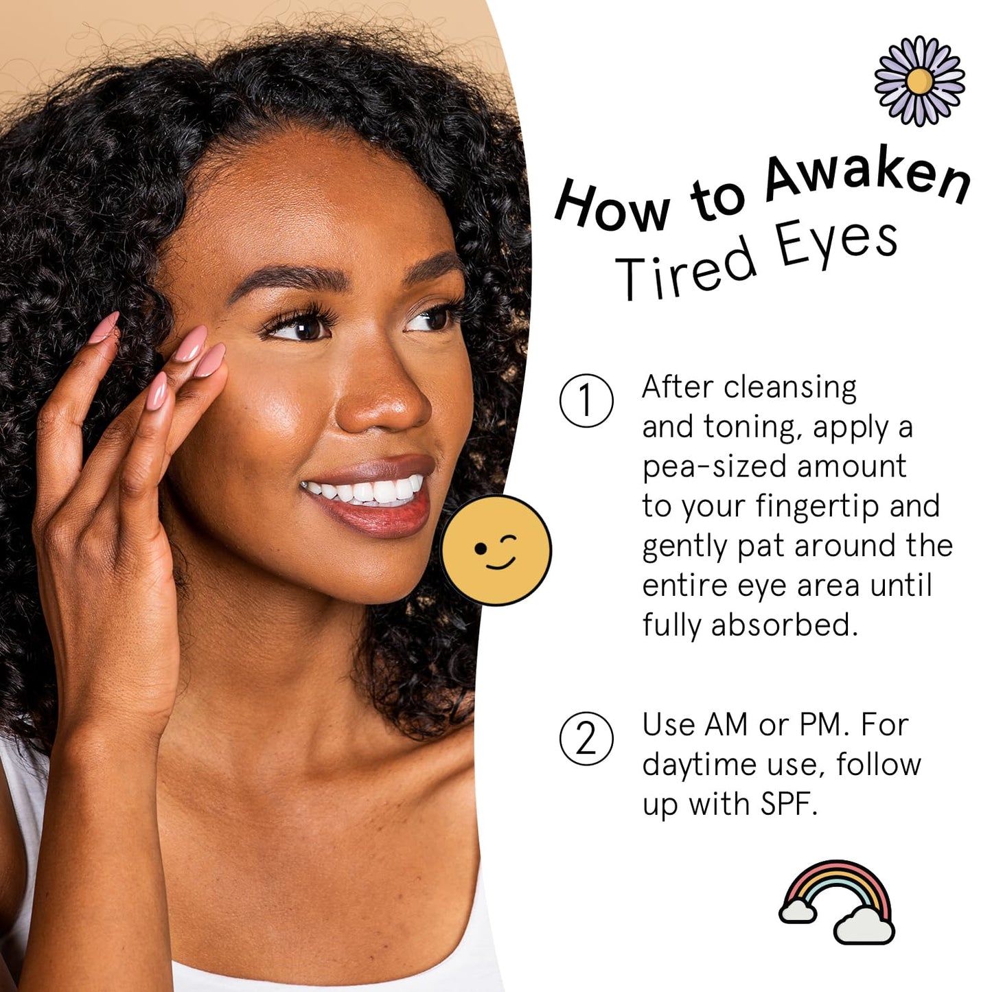 grace & stella Retinol & Caffeine Under Eye Serum Anti Aging - Travel Essentials - Hydrating Cream with Niacinamide, Peptides - Reduce Wrinkles, Crow's Feet, Puffiness - Vegan Skincare (0.5 floz/15ml)