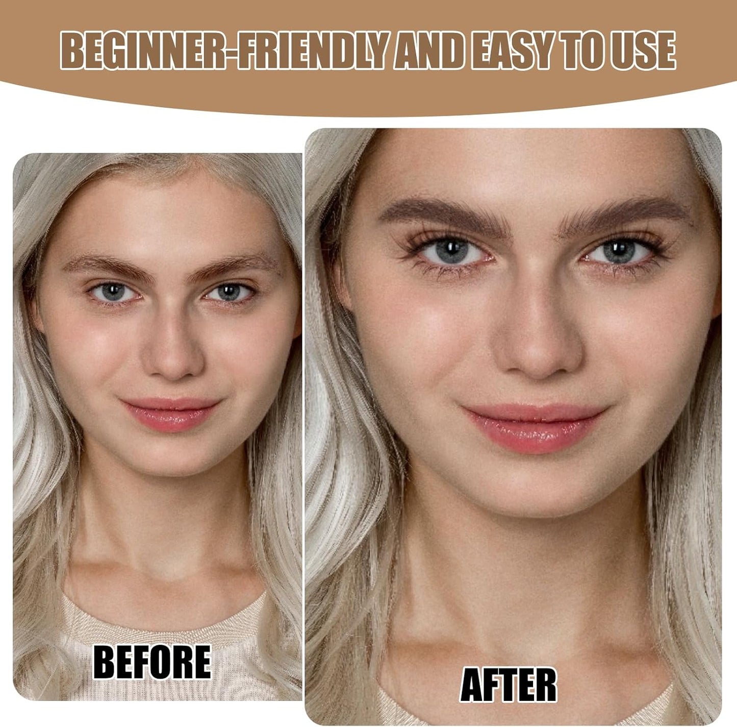 Upgraded Lash Lift Kit Professional - Eyebrow Lamination & Eyelash Perm Kit with High Adhesion Glue and Long-Lasting Curling Set, Gentle Formula for Sensitive Eyes