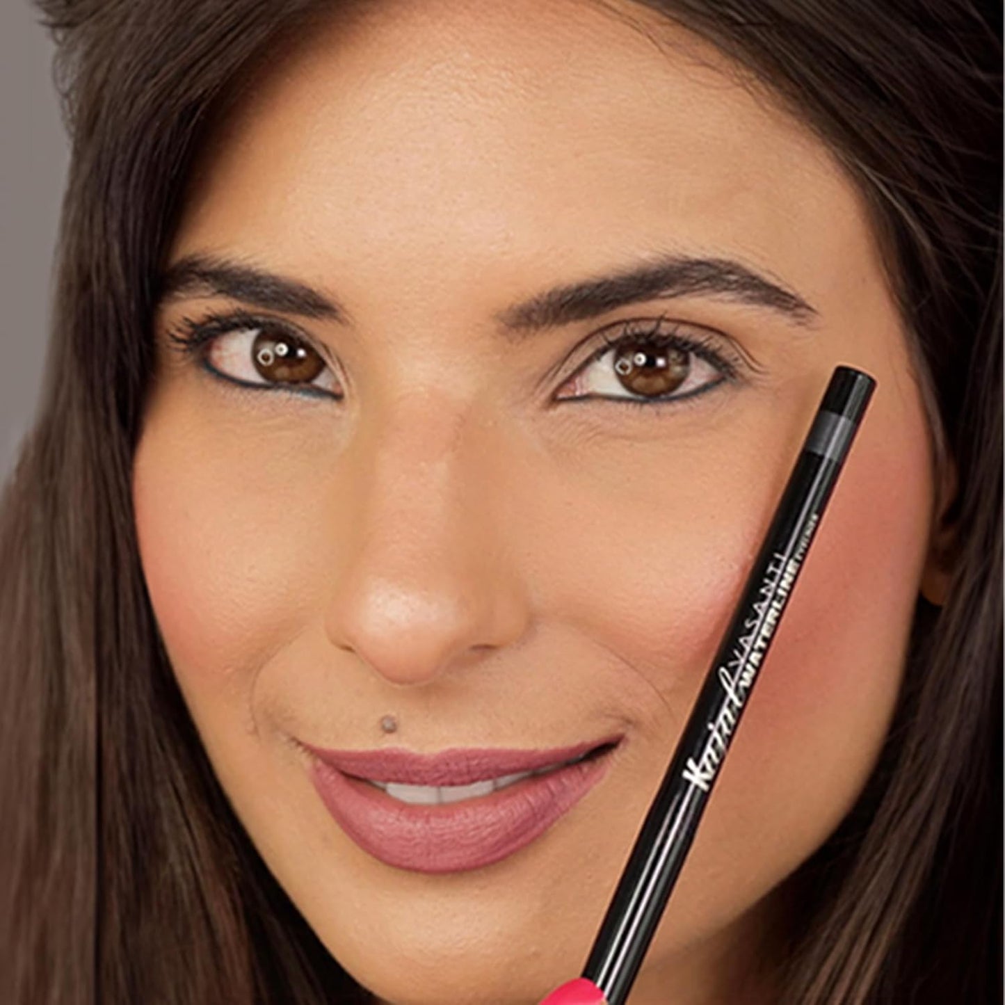 VASANTI Kajal Waterline Eyeliner Pencil - Long-lasting, Waterproof, Smudge-proof, Safe for Sensitive Eyes, Waterline Eye Liner - Opthalmologist Approved and Tested (Slate Grey)