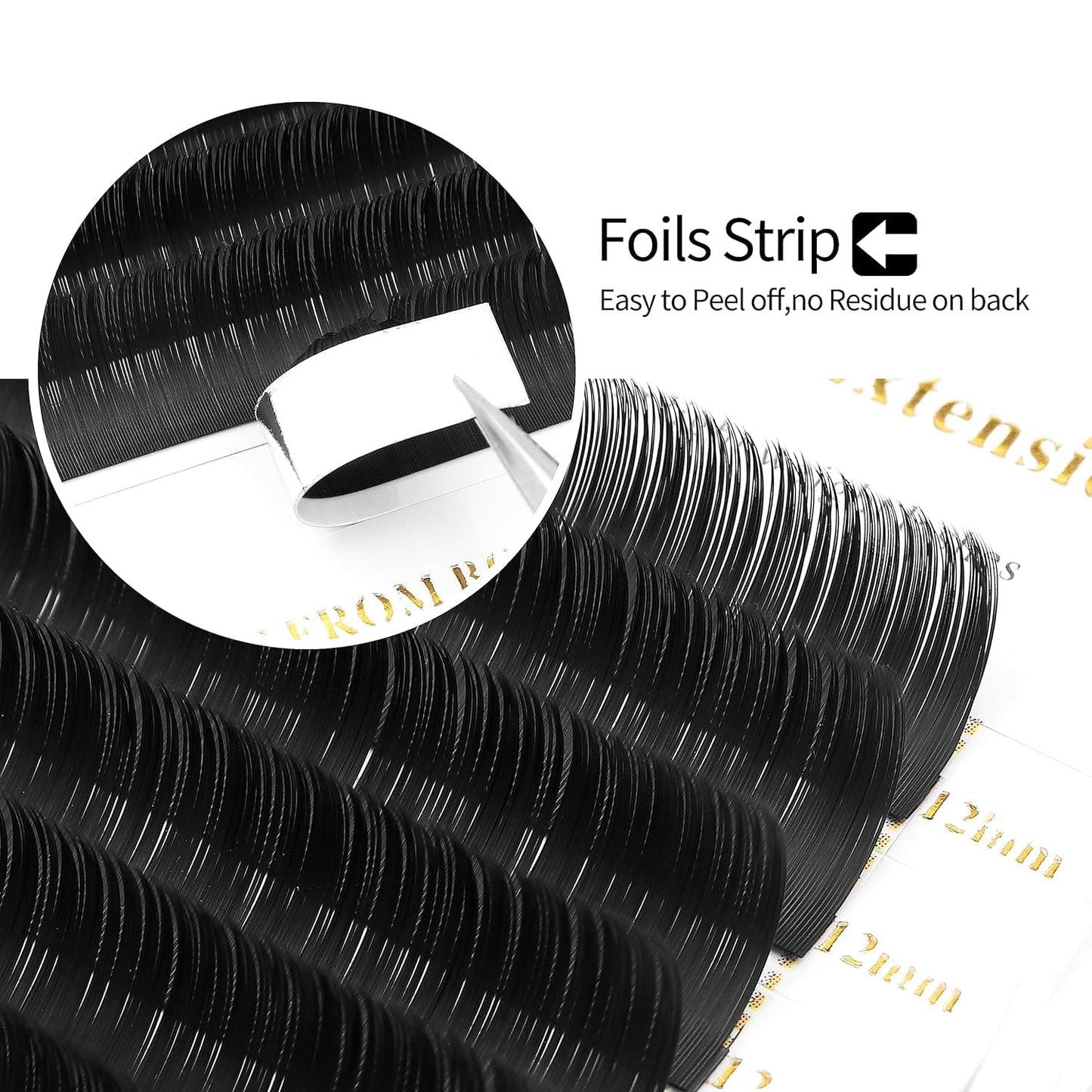 Lash Extensions Supplies Eyelash Extensions 0.05/0.07/0.15mm Thickness Classic Lashes C/D Curl 13mm individual lashes Matte Black Volume Lashes Soft Professional Use(0.05-D,13mm)