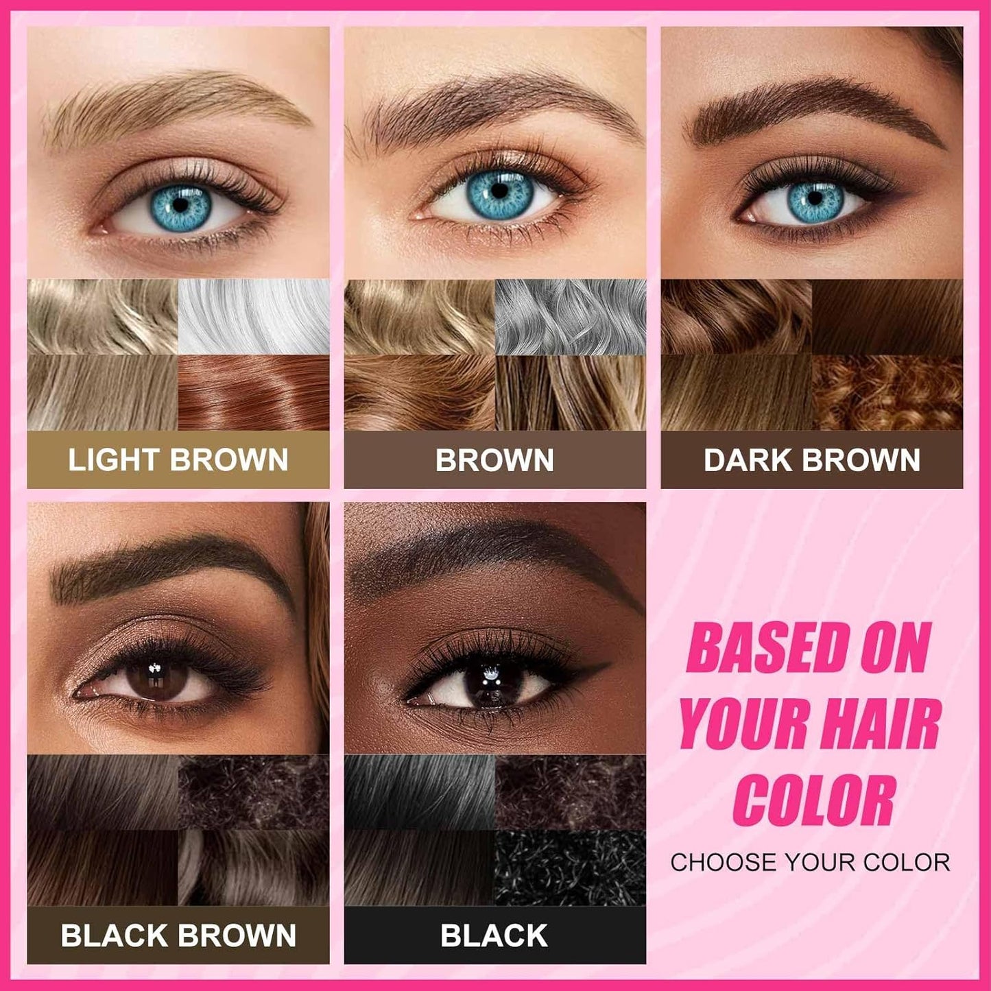 Microblading Eyebrow Pencil, Waterproof Eyebrow Pencils for Women Blonde Hair Like Natural Liquid Brow Contouring Pen, 2-in-1 Dual-Ended Eye Brow Filler Pen with Precise Micro-Fork-Tip, Light Brown