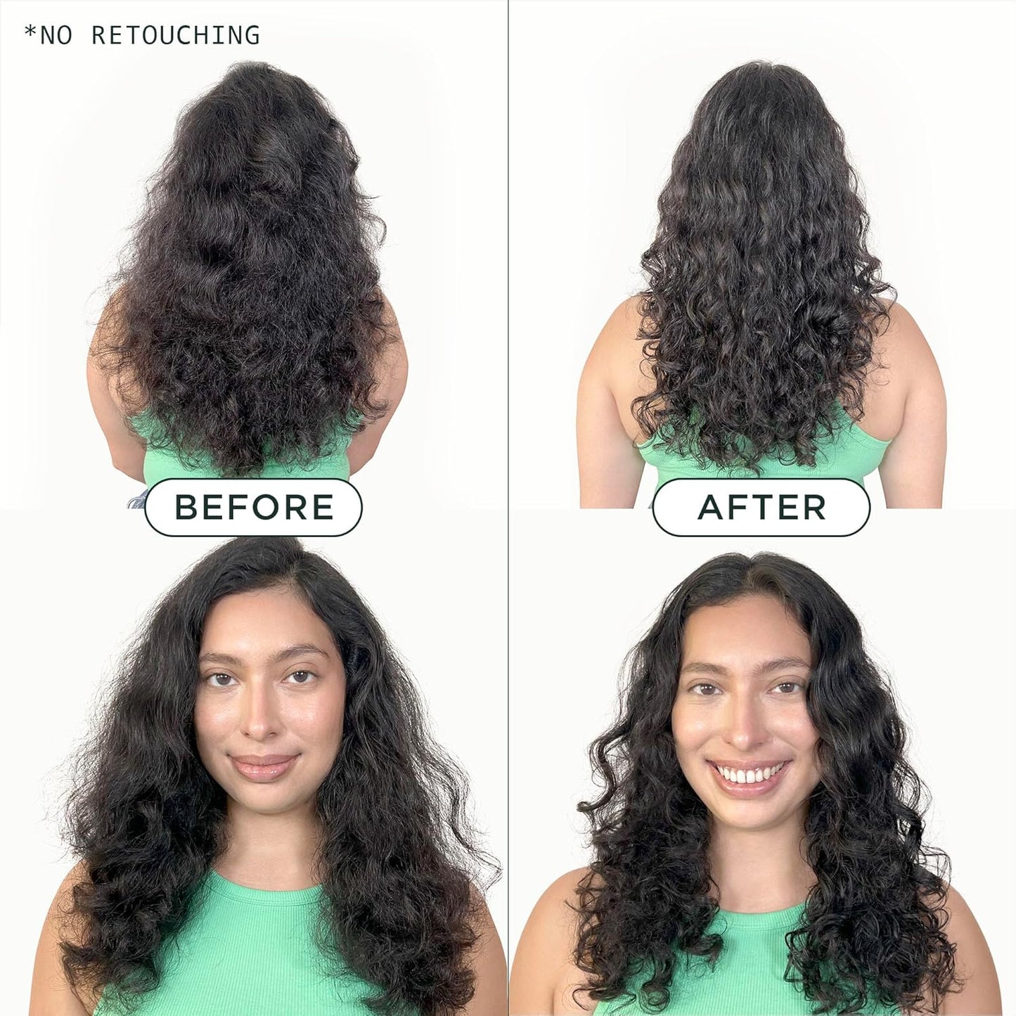 Sienna Naturals - HAPI Shampoo - Anti Frizz - Sulfate-Free, Scalp-Nourishing & Hydrating Cleanser - Gently Removes Buildup Without Stripping - pH-Balanced, Vegan & Clean Formula - 11oz