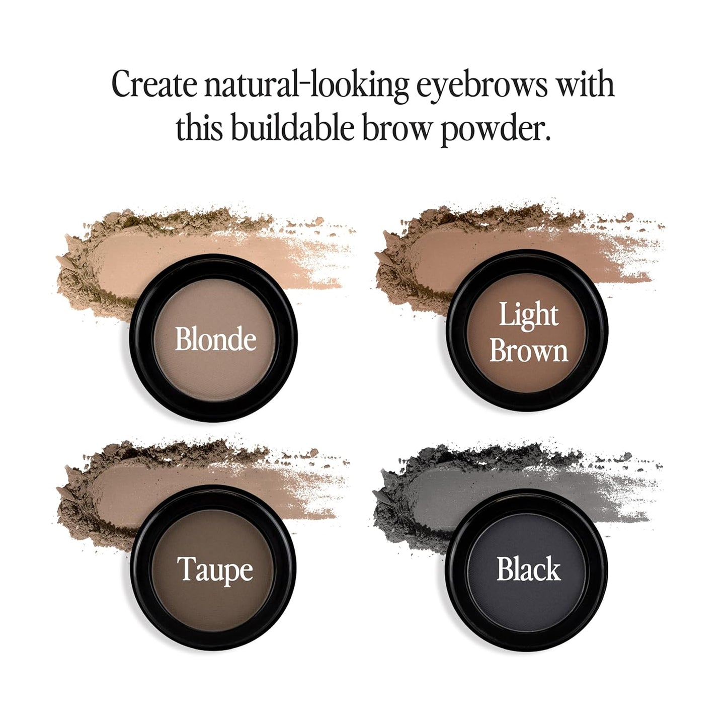 bdb Eyebrow Powder - Long-Lasting, Fuller & Fluffier Brows, Lightweight, Soft & Natural, Blonde, 2-Pack