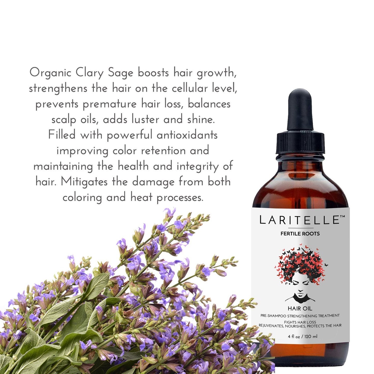 Organic Hair Loss Treatment for Men and Women | Fortifying, Strengthening and Follicle Rejuvenating | Stops Hair Shedding, Promotes New Hair Growth | GMO-free. Vegan | 4 oz