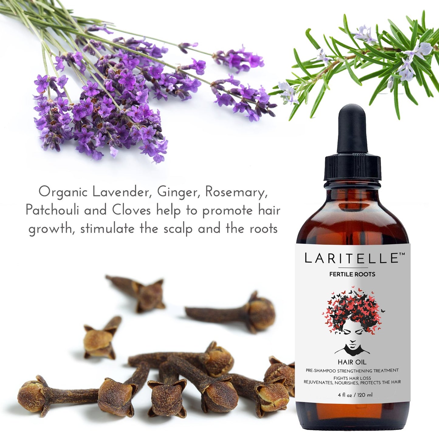 Organic Hair Loss Treatment Fertile Roots 4 oz