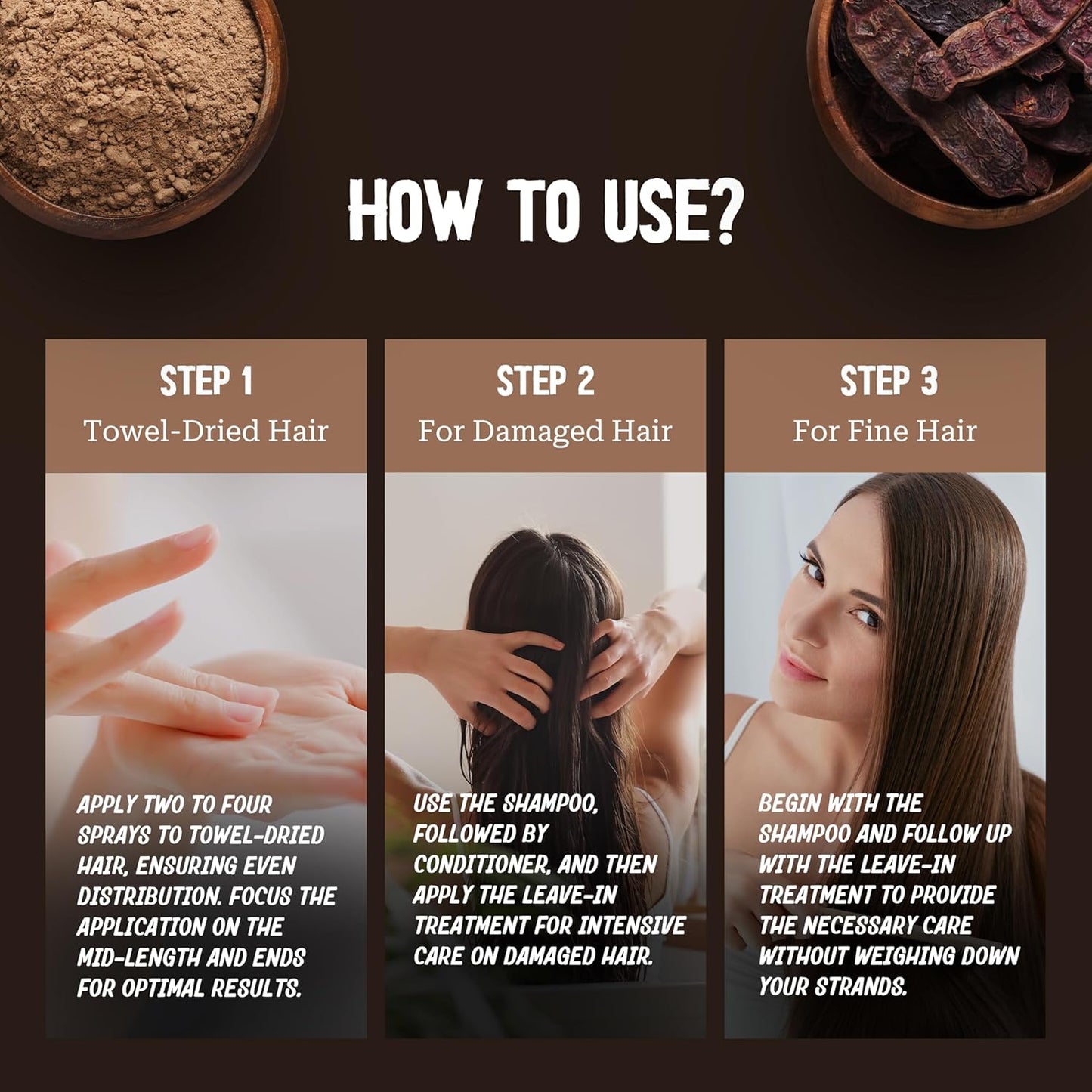 Shikakai Restorative Leave-In Conditioner - Herbal Remedy For Dry Scalp and Strands - Moisturizing, Scalp-Cooling Spray - Planet-Friendly, Bio-Sourced Formula and Packaging - 5 Oz