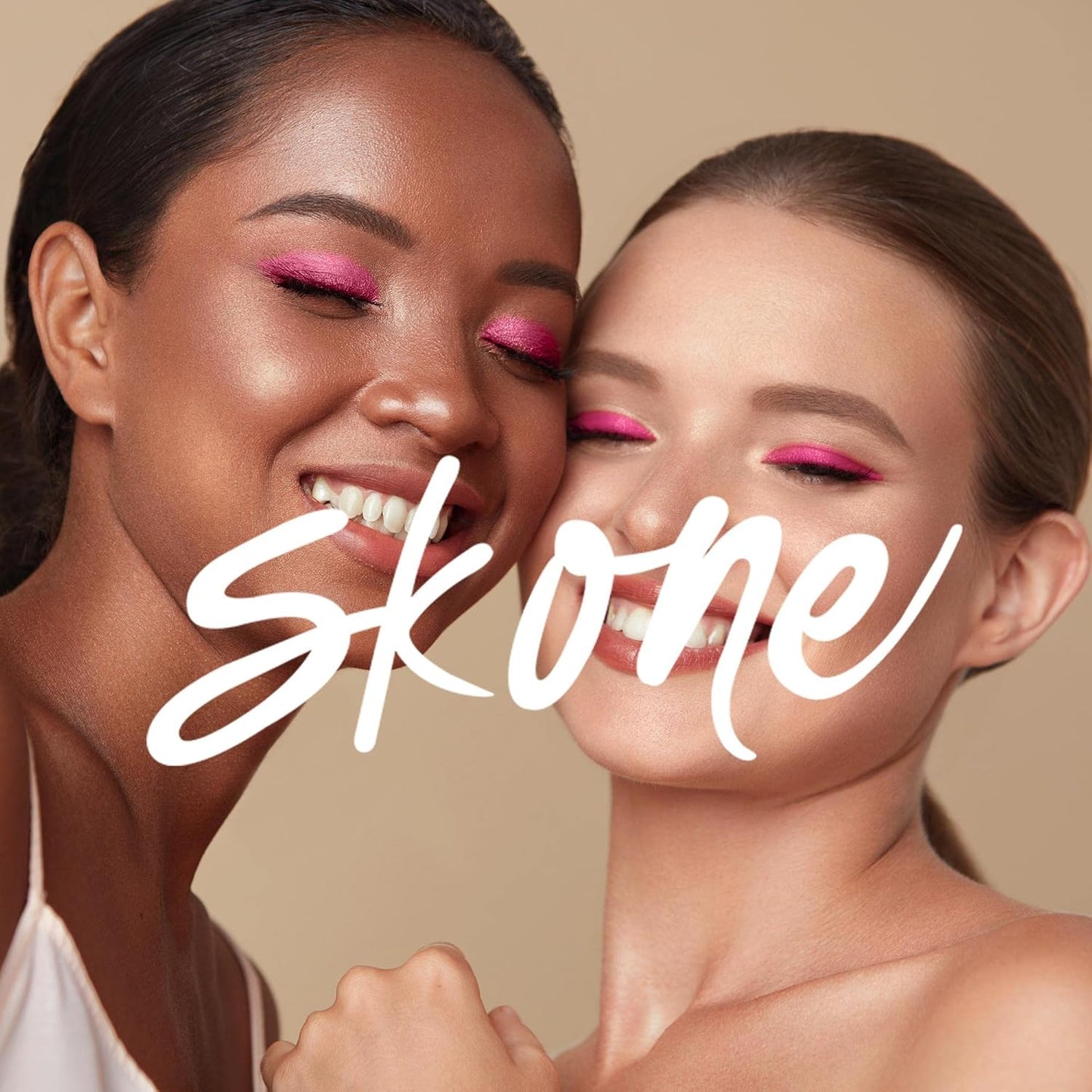 Skone Cosmetics Gems Eye Shadow, Highly Pigmented, Longwear Eye Makeup, Single Eyeshadow with Pro Shimmery Finish - Ultra-Blendable, Slightly Shimmer Shades - PinkEyeshadow - Strawberries