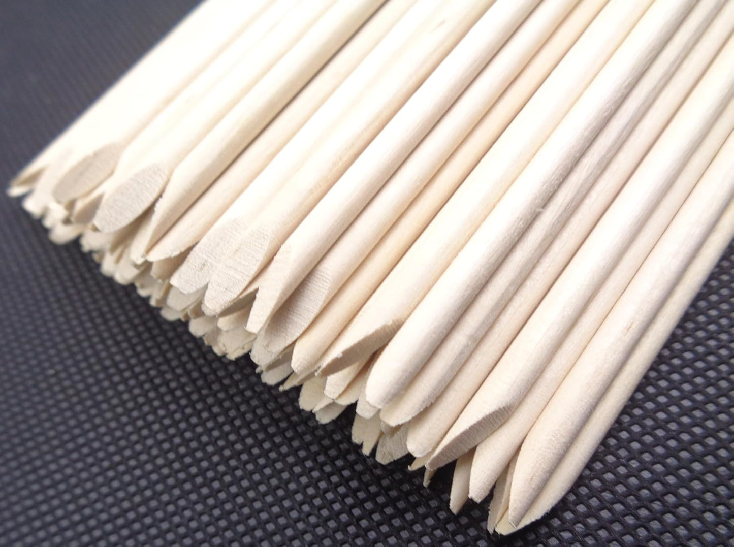 100-Pack Nail Art Wood Stick, Double Heads Nail Cuticle Pusher Remover Manicure Pedicure Tool