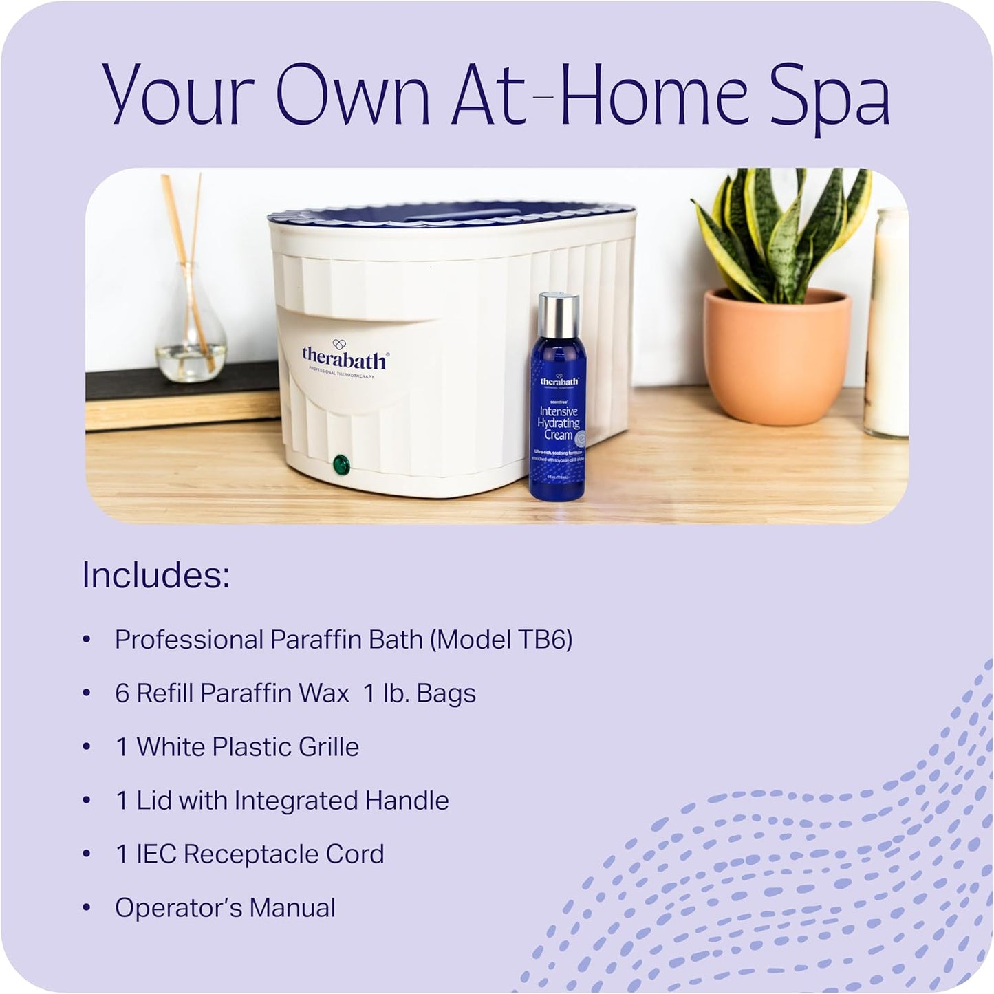 Therabath Professional Thermotherapy Paraffin Bath - Arthritis Treatment Relieves Muscle Stiffness - For Hands, Feet, Face and Body - 6 lbs Wintergreen