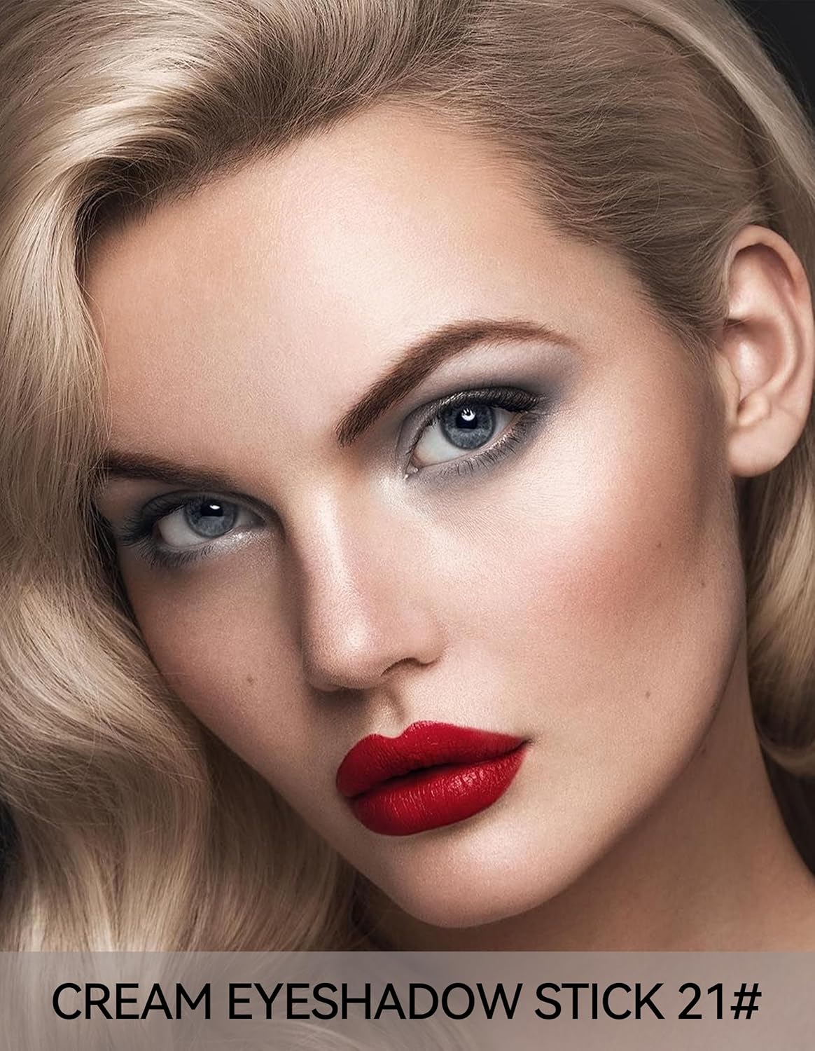 Erinde Waterproof Cream Eyeshadow Stick, Matte Nude Eye Shadow Sticks, Longwear Blendable High Pigmented, Neutral Eye Shadow Sticks Matte for Older Eyes, Smokey Eyeshadow Pencil Crayon, 21 Gray Brown