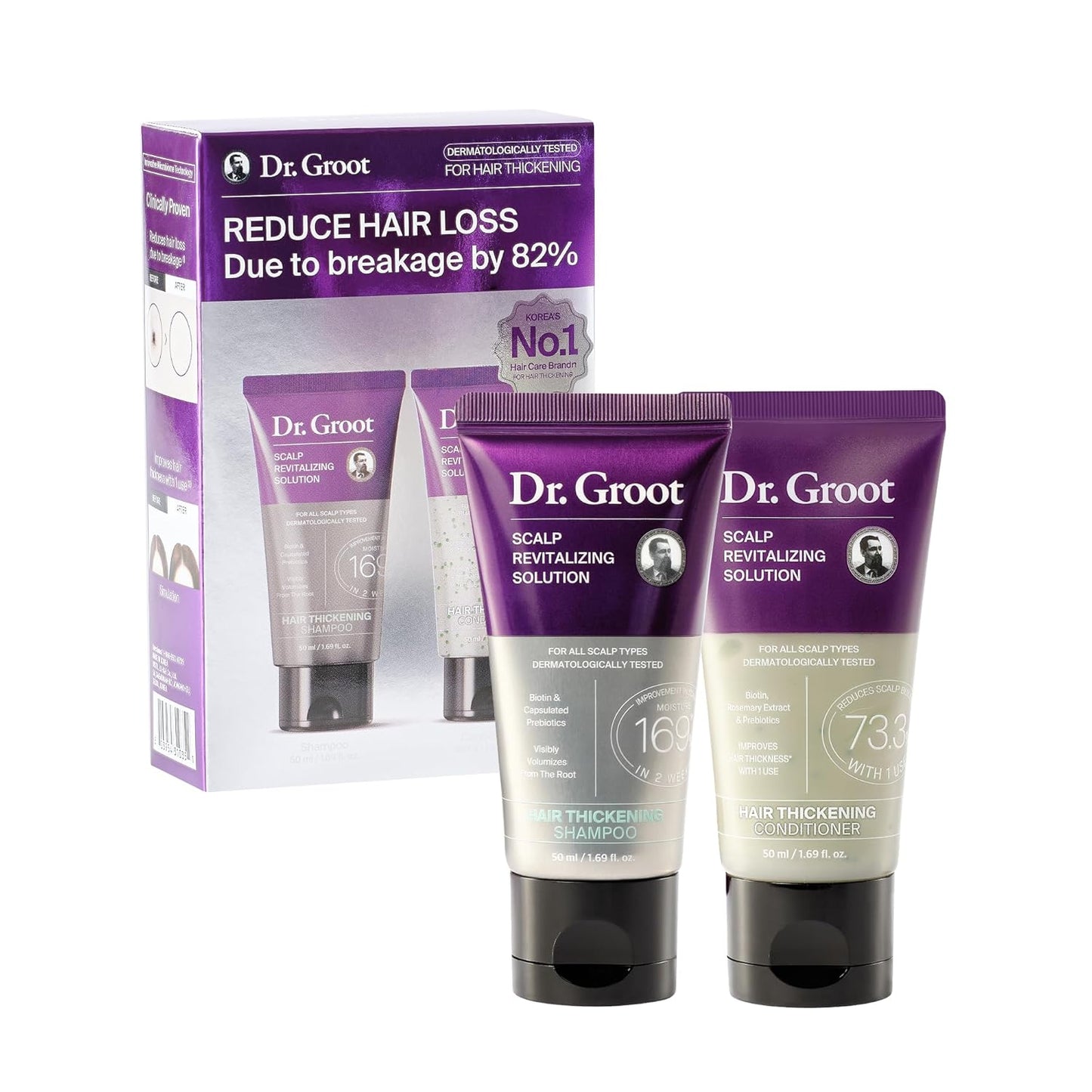 Dr. Groot Scalp Revitalizing Solution Thickening Essentials Travel Set