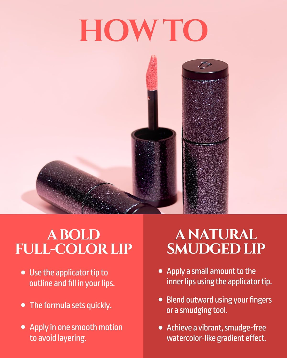 HEVVYMAKEUP Ultra Stay-On Lip Coloring Tint - Vibrant Matte Finish Lip Tint - Long Lasting Airy Weightless Lips with Perfect Fixing - Korean Lip Makeup, Pink Romance, 0.11oz.