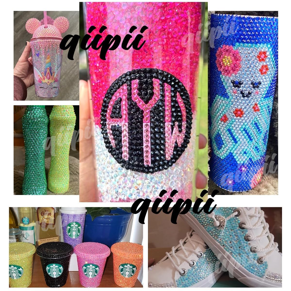 Pure Black Resin Rhinestones for Crafting 3mm 4mm 5mm Flatback Jelly Stones Bulk SS10 SS16 SS20 Non-Hotfix Diamonds Gems for Nails Face Eyes Makeup Body Mugs Tumblers DIY Crafts Clothes Shoes