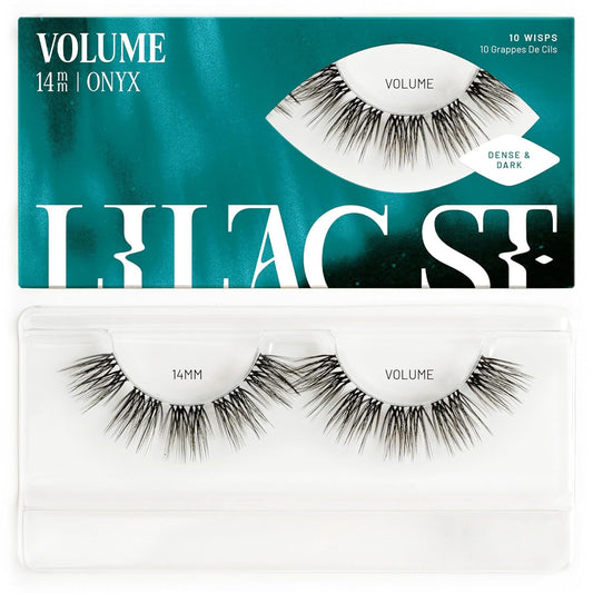 Lilac St - Volume Dramatic Faux Eyelash Clusters (14mm) - Dense & Distinctive Look - DIY Lash Extension Wisps - Lightweight & Lifelike - Lasts 10 Days - Korean Silk - Cruelty Free, Vegan - 10 Lashes