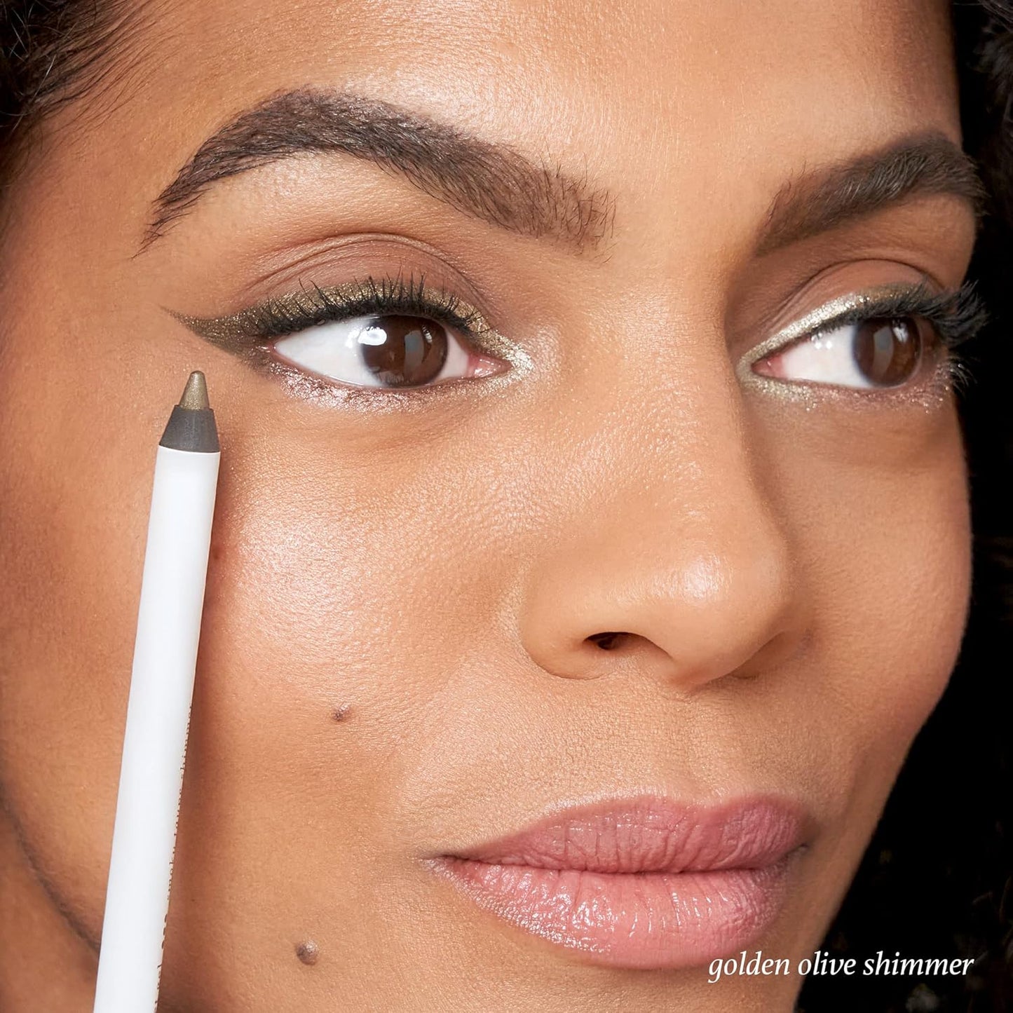 Julep When Pencil Met Gel Sharpenable Multi-Use Longwear Eyeliner Pencil - Golden Olive Shimmer - Transfer-Proof - High Performance Liner