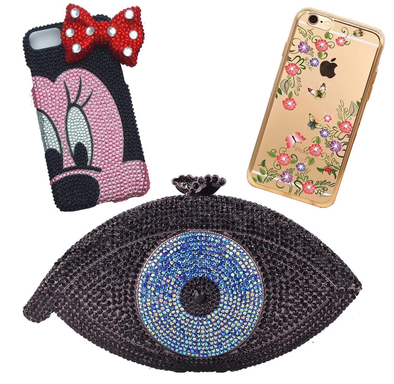 500 Pieces SS30 6mm Flatback Rhinestones AB Clear Round Gems Crystals for Nail Art DIY Crafts Clothes Shoes Bags （Transparent Yellow Coffee AB）